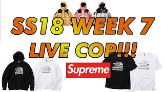 Supreme x The North Face SS18 Week 7 LIVE COP!!! (MANUAL!)
