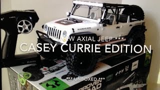 New Axial Jeep 2012 Wrangler Unlimited C/R Edition**UNBOXED**Pure RC 4x4 Tybo's RC Motorsports