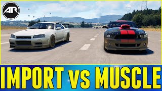 Forza Horizon 2 Online : IMPORT VS MUSCLE CHALLENGE!!!