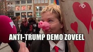 Anti Trump demo zoveel