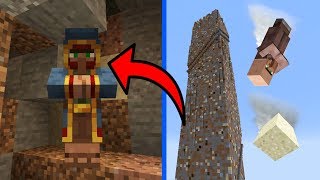 SEYYAR TÜCCAR BULUP ODA YAPTIM !!! (Her Şey Yukarıdan Düşüyor) Minecraft