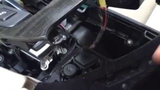 Centre Console Removal, BMW 5-series, 2011 and newer