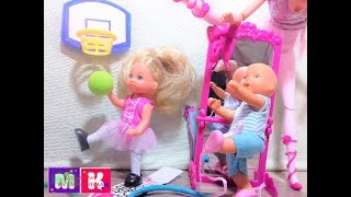 Макс балерина! Катя и Макс веселая семейка. Мультики куклы видео