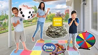 Epic GIANT BOARD GAME Challenge!!! Winners GETS $500