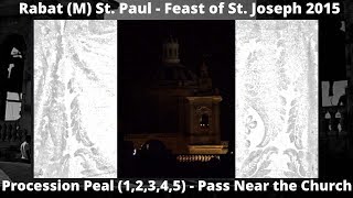 Mota tal-Purċissjoni (2015 - 1,2,3,4,5) - Rabat M San Pawl - Festa ta' San Ġużepp - 5 Qniepen / 32