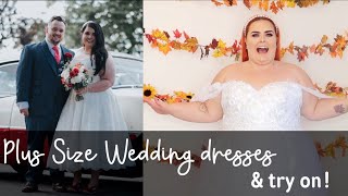 PLUS SIZE WEDDING DRESS EXPERIENCE // MY STORY & JJ'S HOUSE HAUL - TRYON
