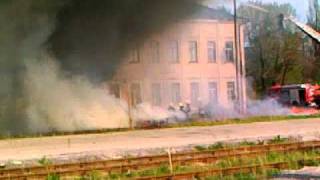 Pożar magazynu w Bielsku-Białej 23.04.2011 (Część 1)