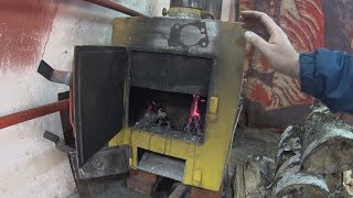 Что бы не дымила печь в гараже доработки - день 8