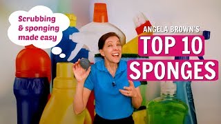 Angela Brown's Top 10 Sponges for House Cleaning