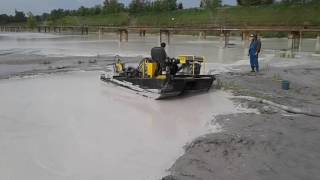 Добыча алюмосиликатной микросферы. Золоотвал ТЭЦ.