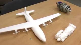 Как работает 3D принтер на производстве? Как напечатать двигатель самолёта?