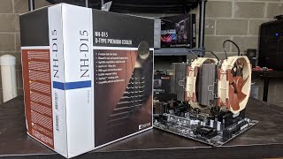 Noctua NH-D15 Unboxing, Overview & Installation LGA 115x & AM4