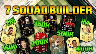 FIFA 19 SQUAD BUILDER 150K 200K 350K 400K 500K 1M 2M SQUAD BUILDER FUT CHAMPIONS FIFA 19