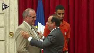 Les 4 héros du Thalys faits chevaliers de la Légion d'honneur
