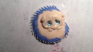 Мастер класс: Ежик из полимерной глины FIMO/polymer clay tutorial