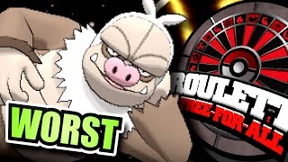 THE WORST FREE FOR ALL POKÉMON.. (ROULETTE FFA)