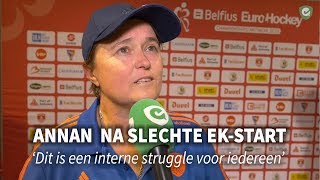 Annan over slechte EK-start: ‘Interne struggle voor iedereen’