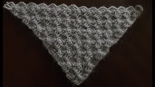 Entralag tığ işi şal -  ЭНТЕРЛАК КРЮЧКОМ -  Entrelac knit - Örgü Örüyorum