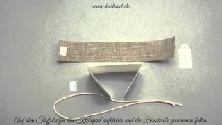 Hochzeits-Einladungskarte: Packpapier und Jute