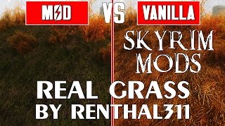 Skyrim Mods - Real Grass by Renthal311