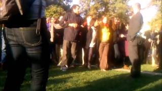 Occupy Protesters Blockade UC Davis Police