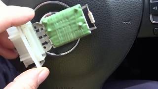Не работает 1 2 3 скорость в печке. Причина резистор отопителя
