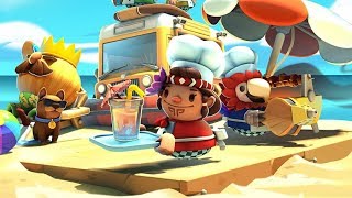 Overcooked! 2 (PS4) - Gameplay - DLC Surf ‘n’ Turf