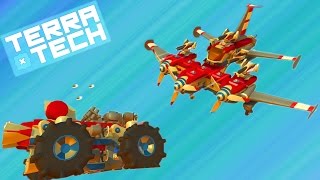 TerraTech #2 Игровой   про боевые машинки как конструктор лего Много машин танков самолетов