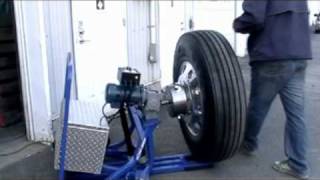 polishing truck wheels