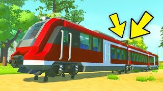 СКОРОСТНОЙ ПОЕЗД ! БИТВА ПОСТРОЕК В СКРАП МЕХАНИК ! ИГРАЕМ В SCRAP MECHANIC !