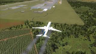 RYANAIR 737 Engine Fire Crast at Athens