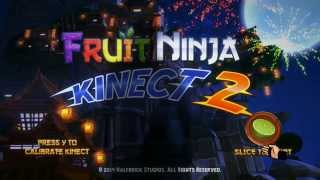 Fruit Ninja Kinect 2 Xbox One gameplay Quickplay Arcade