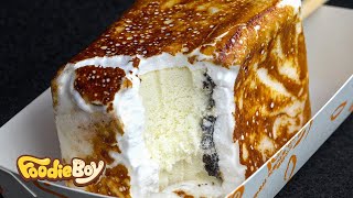 Marshmallow Ice Cream / Korean Street Food / Yongduam Rock, Jeju Island Korea