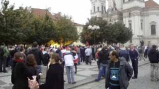 Polscy kibice w Pradze