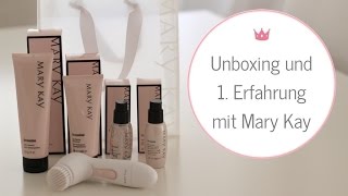Unboxing Mary Kay Produkte und sofortiger Test