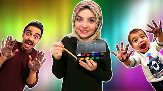 Yağız Parmak Boya Yapıyor - Eğlenceli Çocuk Videosu YED SHOW