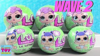 NEW LOL Surprise Wave 2 Series 2 Tots Lil Sisters Toy Opening Review | PSToyReviews