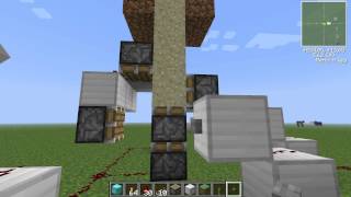 Minecraft - широкий скрытый проход без липких поршней