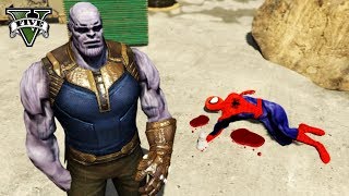 JUGANDO CON THANOS EN GTA 5 !! (Vengadores: Infinity War)   - GTA V MODS