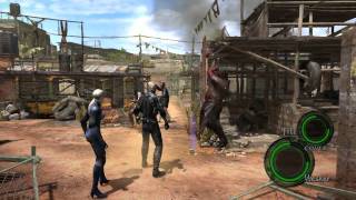 Resident Evil 5 PC - Wesker God Mode (Super Saiyan?)