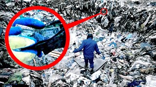 Нашел КОШЕЛЕК на СВАЛКЕ, а ВНУТРИ ДЕНЬГИ!!!