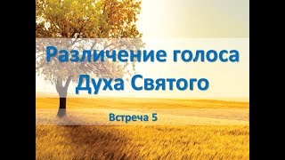 Различение голоса Духа Святого (встреча 5) обновленный курс