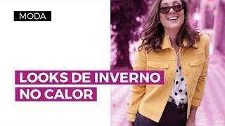 Looks de inverno para usar no calor + Looks do Minas Trend | CAMILA GAIO