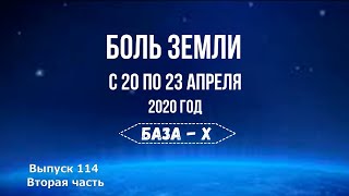 Катаклизмы за неделю (часть 2, с 20 по 23 апреля 2020 года)