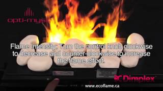 Ecoflame Firepleces by Dimplex - Opti Myst 400R