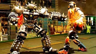 Real Steel WRB Hollowjack VS Atom & Gambit & Camelot & Aquabot