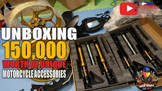 UNBOXING 150,000 WORTH OF UNIQUE MOTORCYCLE ACCESSORIES