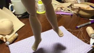 Будуарная кукла. Ножки.