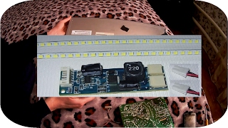 Замена ламп подсветки монитора Asus vw222s на LED