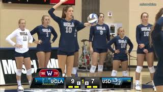 UCLA at San Diego (USD Invitational) - NCAA Women's Volleyball (Sept 10th 2016)